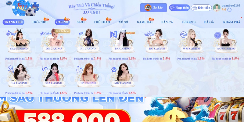 Casino Mu88 trò chơi live chiến thuật hấp dẫn và ưu đãi lớn