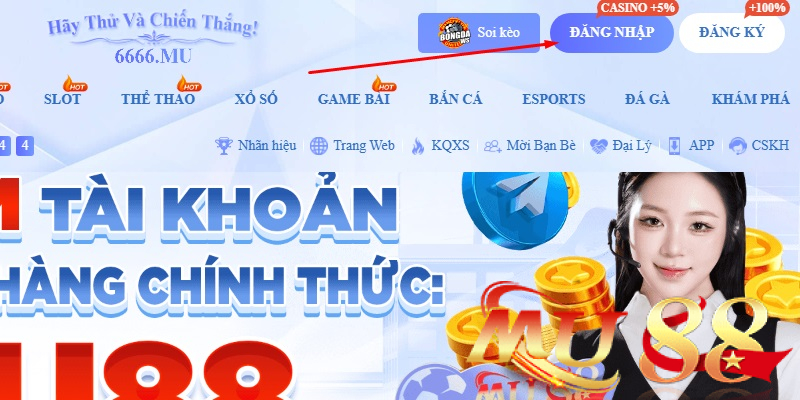 Đăng nhập Mu88 - Hướng dẫn đăng nhập nhanh và an toàn 3 Đăng nhập Mu88 trên PC