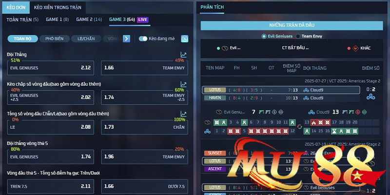 Xem trực tiếp Esports tiện lợi